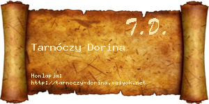 Tarnóczy Dorina névjegykártya